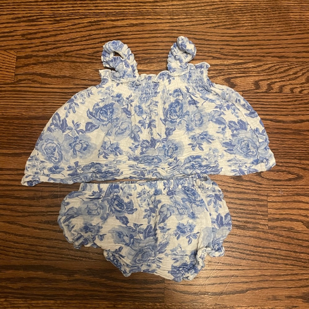 Angel Dear Ruffle Top and Bloomer